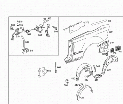 ROOF FRONT RAIL & SIDE PANELS ON CABRIO (CONVERTIBLE) 2