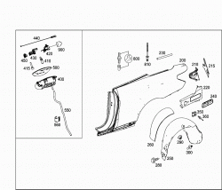 ROOF FRONT RAIL & SIDE PANELS ON CABRIO (CONVERTIBLE) 2