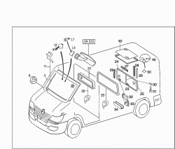 WINDSHIELD, PARTITION AND ROOF WINDOWS