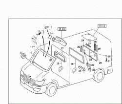 WINDSHIELD, PARTITION AND ROOF WINDOWS