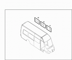 LEFT SIDE WINDOWS FOR AROBUS