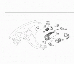 INSTRUMENT PANEL AND GLOVES COMPARTMENT BOX WITH PASSENGER AIR BAG 2