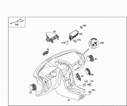 INSTRUMENT PANEL AND GLOVES COMPARTMENT BOX WITH PASSENGER AIR BAG 1