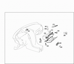 INSTRUMENT PANEL AND GLOVES COMPARTMENT BOX WITH PASSENGER AIR BAG 2