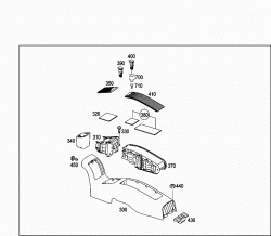 HOUSING WITH TRAY, ARMREST, AND ASHTRAY 2