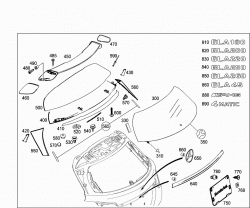 REAR PANEL DOOR ATTACHMENT PARTS, REAR PANEL DOOR WINDOW 2