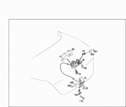 REAR LID LATCH-TYPE LOCK, REAR LID ATTACHMENT PARTS