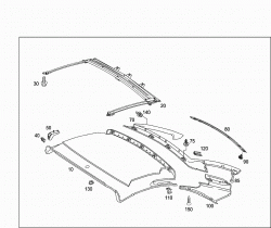 ATTACHED PARTS FOR VARIO ROOF 1