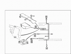 CABLE HARNESS FOR RADIO, LOUDSPEAKER AND CD-PLAYER 2