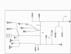 CABLE HARNESS FOR RADIO, LOUDSPEAKER AND CD-PLAYER 3