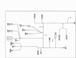 CABLE HARNESS FOR COMTROL DISPLAY SYSTEM OMS 3