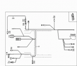 CABLE HARNESS AUTOMOBILE TELEPHONE 1