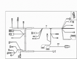 CABLE HARNESS AUTOMOBILE TELEPHONE 2