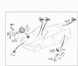 ANTI-THEFT WARNING SYSTEM,TOW-AWAY PROTECTION,PASSENGER COMP.PROTECTION 1