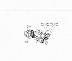 HEATER HOUSING/AC BOX WITH BLOWER 1