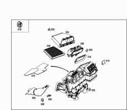 HEATER CASE WITH BLOWER 2