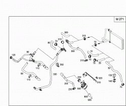 HEATING WATER LINE, GASOLINE VEHICLES 1