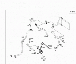 HEATING WATER LINE, GASOLINE VEHICLES 2