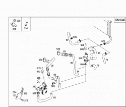 HEATING WATER LINE, DIESEL VEHICLES 2