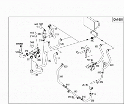 HEATING WATER LINE, DIESEL VEHICLES 4