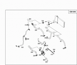 HEATING WATER LINE, DIESEL VEHICLES 2