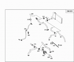 HEATING WATER LINE, DIESEL VEHICLES 3