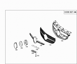 RADIATOR GRILLE SHELL 2