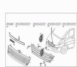 RADIATOR GRILLE SHELL