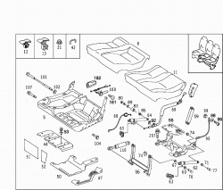 REAR SEAT CUSHION,REAR BACKREST 1