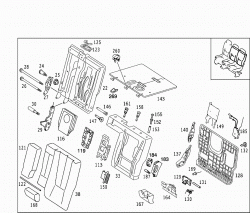 REAR SEAT CUSHION,REAR BACKREST 3