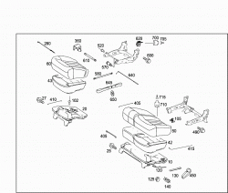 REAR SEAT CUSHION,REAR BACKREST 1