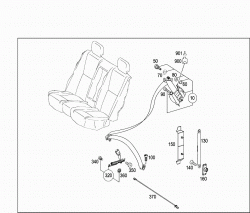 REAR SEAT SAFETY BELT 2