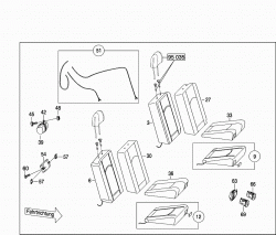 SEAT BENCH CUSHION, TRIM 1