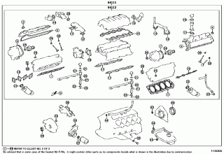 ENGINE OVERHAUL GASKET KIT 1