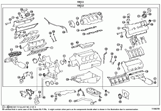 ENGINE OVERHAUL GASKET KIT 1