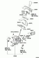 SHIFT LEVER & RETAINER 1