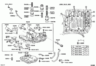 VALVE BODY & OIL STRAINER (ATM) 1