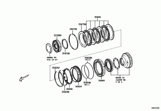 CENTER SUPPORT & PLANETARY SUN GEAR (ATM) 1