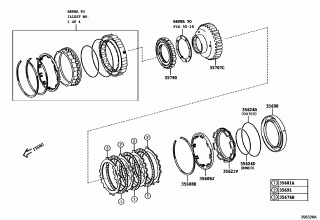 CENTER SUPPORT & PLANETARY SUN GEAR (ATM) 2