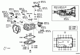 TRANSMISSION CASE & OIL PAN (ATM) 1