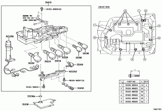 VALVE BODY & OIL STRAINER (ATM) 1