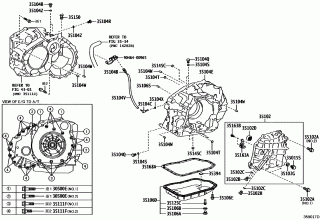 TRANSMISSION CASE & OIL PAN (ATM) 1