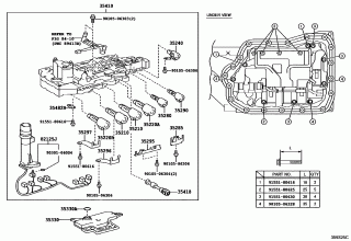 VALVE BODY & OIL STRAINER (ATM) 2