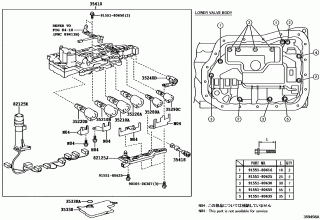 VALVE BODY & OIL STRAINER (ATM) 1