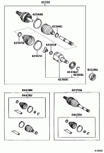 REAR AXLE SHAFT & HUB 1