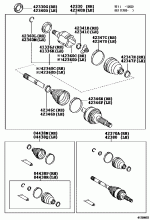 REAR AXLE SHAFT & HUB 1