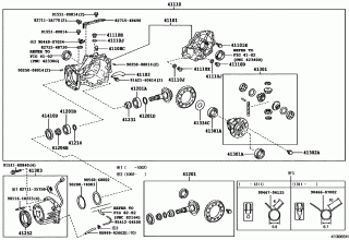 REAR AXLE HOUSING & DIFFERENTIAL 1