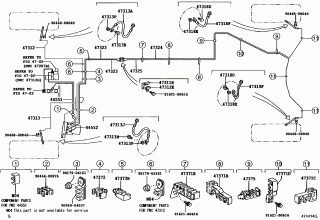 BRAKE TUBE & CLAMP 1