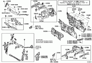 FRONT FENDER APRON & DASH PANEL 2