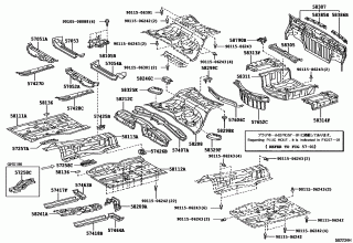 FLOOR PAN & LOWER BACK PANEL 1